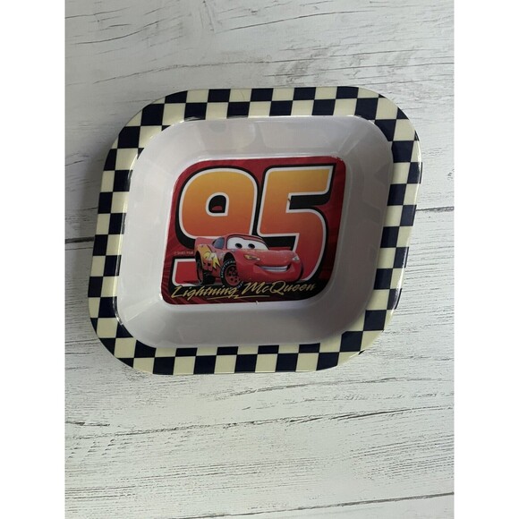 Disney Pixar Melamine Plate &  Bowl Cars  Lightning McQueen Disney Store - Picture 2 of 8
